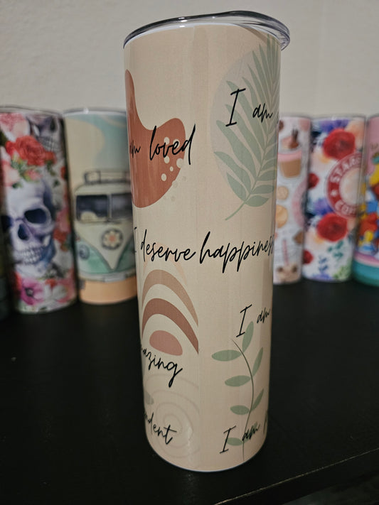 Positive Affirmations Tumbler