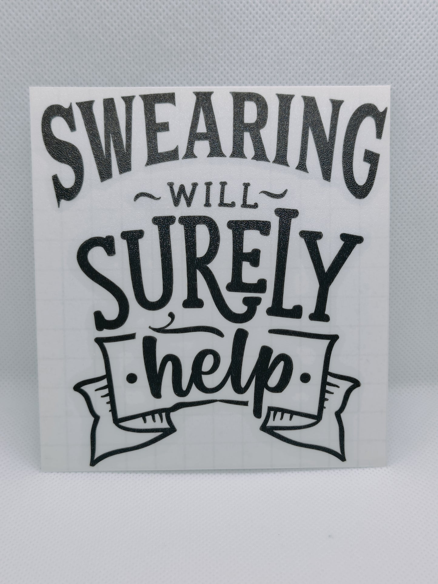 Swearing Vinyl Decal