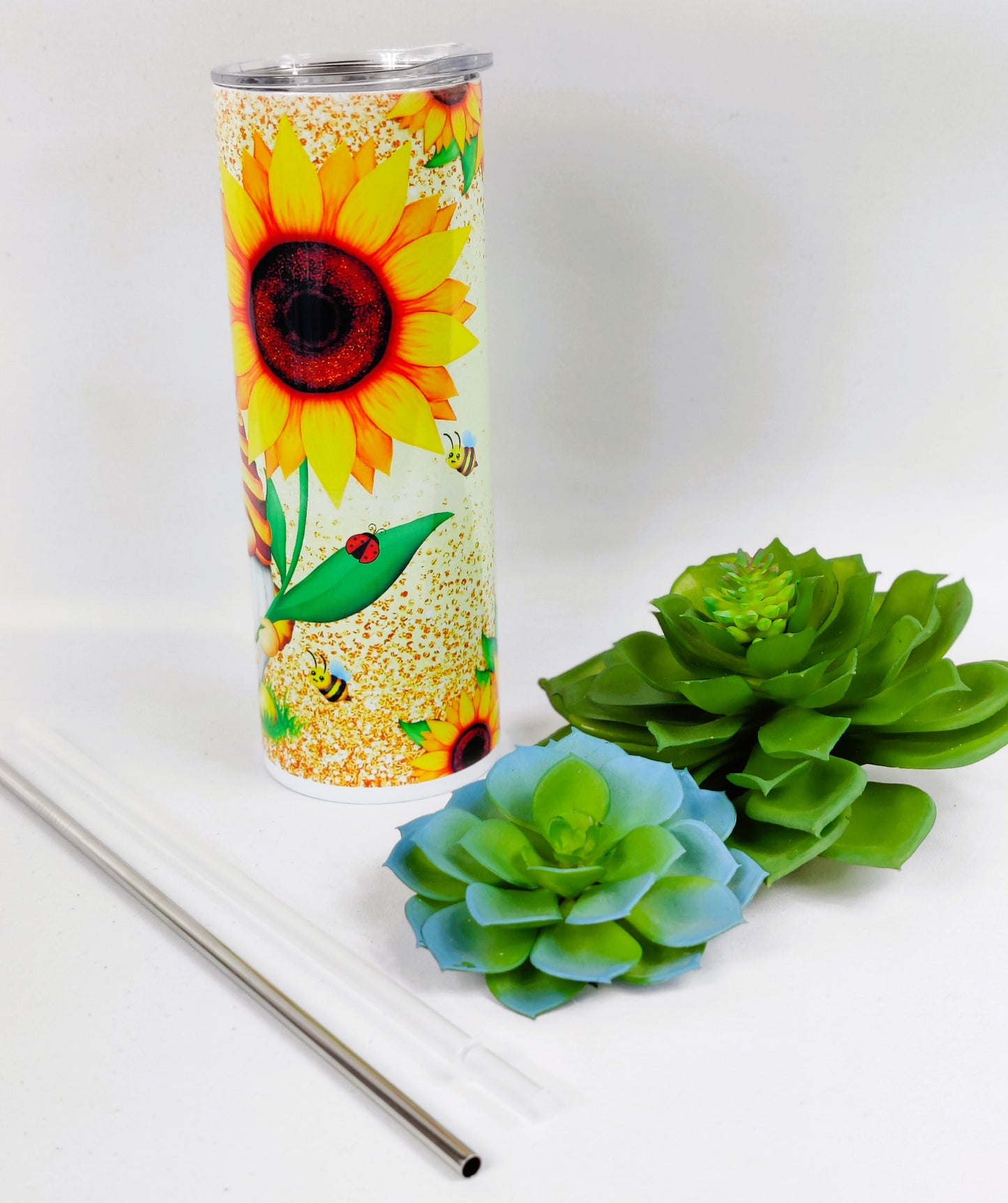 Sunflower Gnome Tumbler