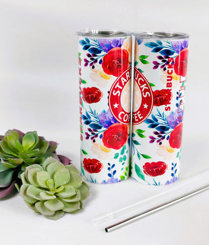 Starbucks Floral Tumbler